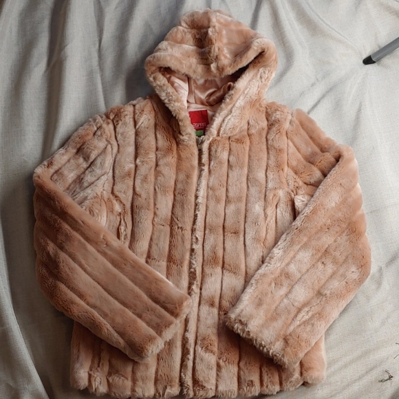 ESPRIT vintage faux fur jacket, dry cleaned. - Picture 1 of 3